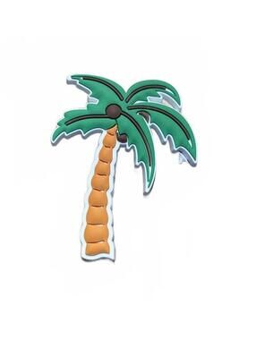 NEW XL SHOE CROC CHARM Palm Tree Rubber Shoe Charm Accessory